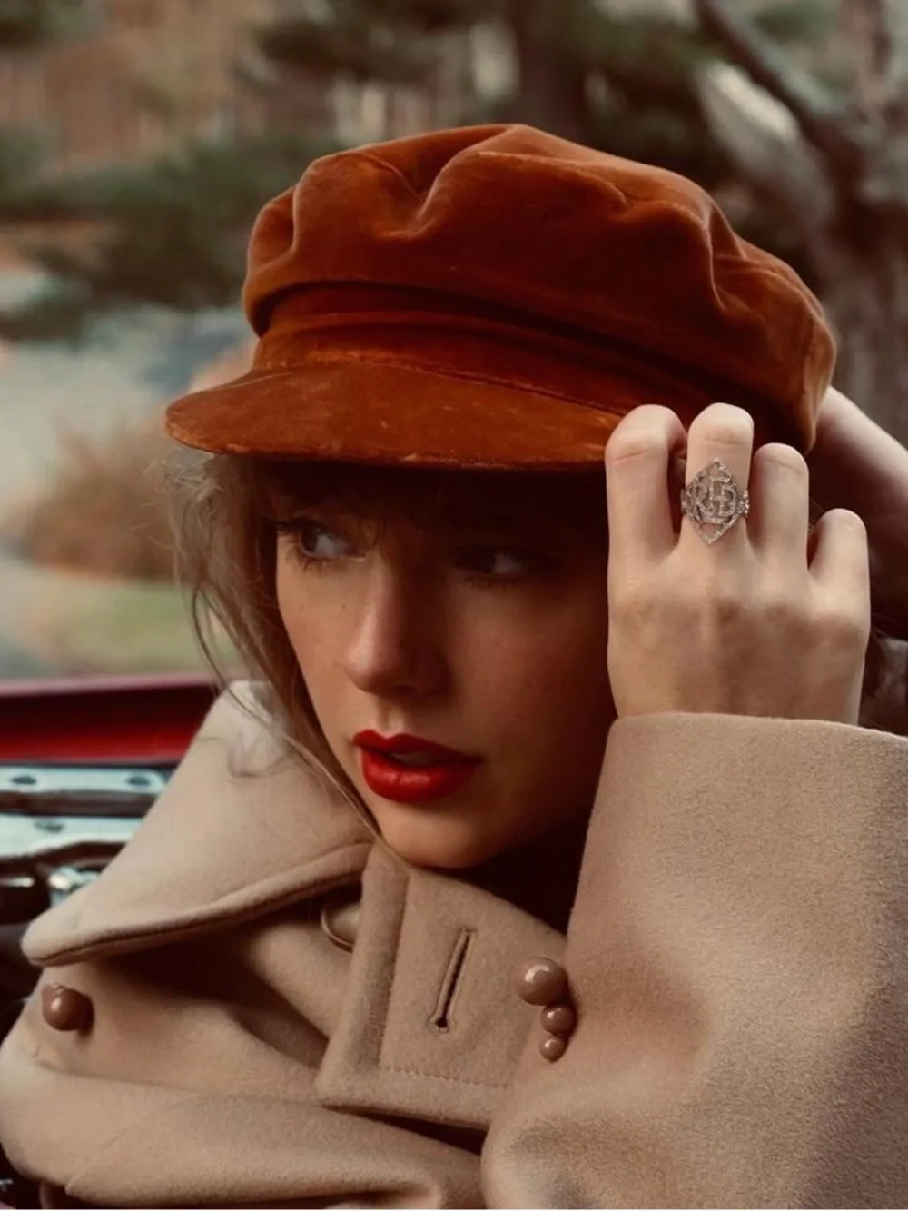 Janessa Leone Distressed Baker Boy Newsboy “Mattie” Hat ASO Taylor Swift