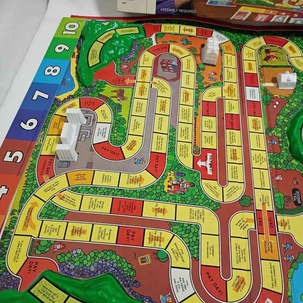 1985 Milton Bradley The Game of Life Complete!