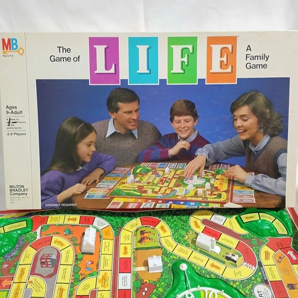 1985 Milton Bradley The Game of Life Complete!