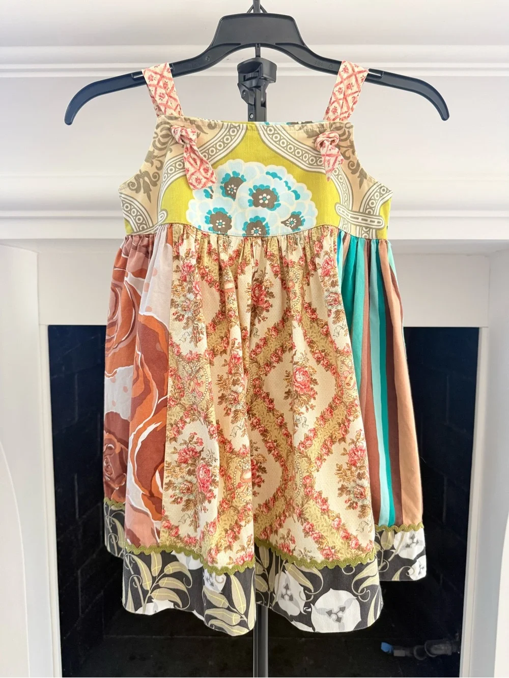 Matilda Jane Multi-Pattern Dress - Floral & Stripe