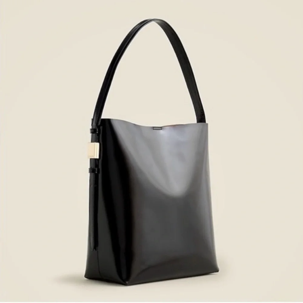 J. Crew shoulder leather handle