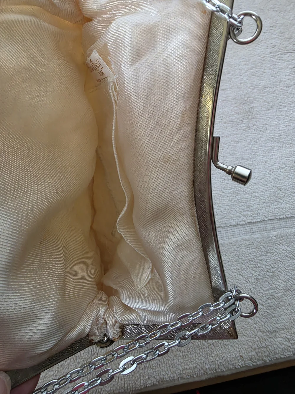 Fine Arts Bag Co, Inc. ivory beaded