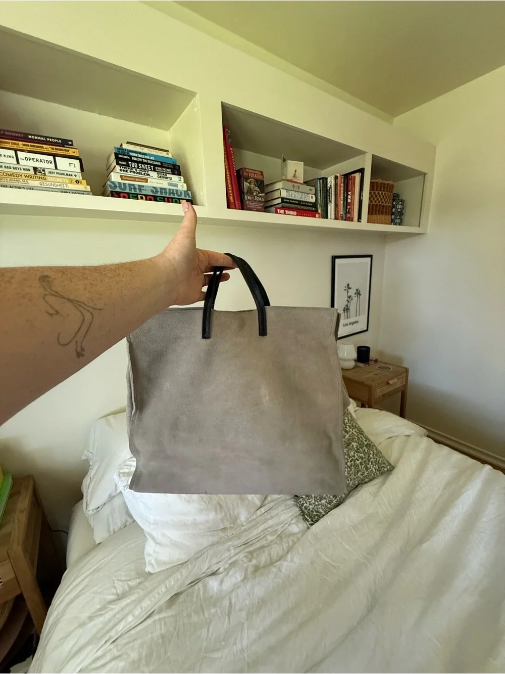 Clare V. spacious suede