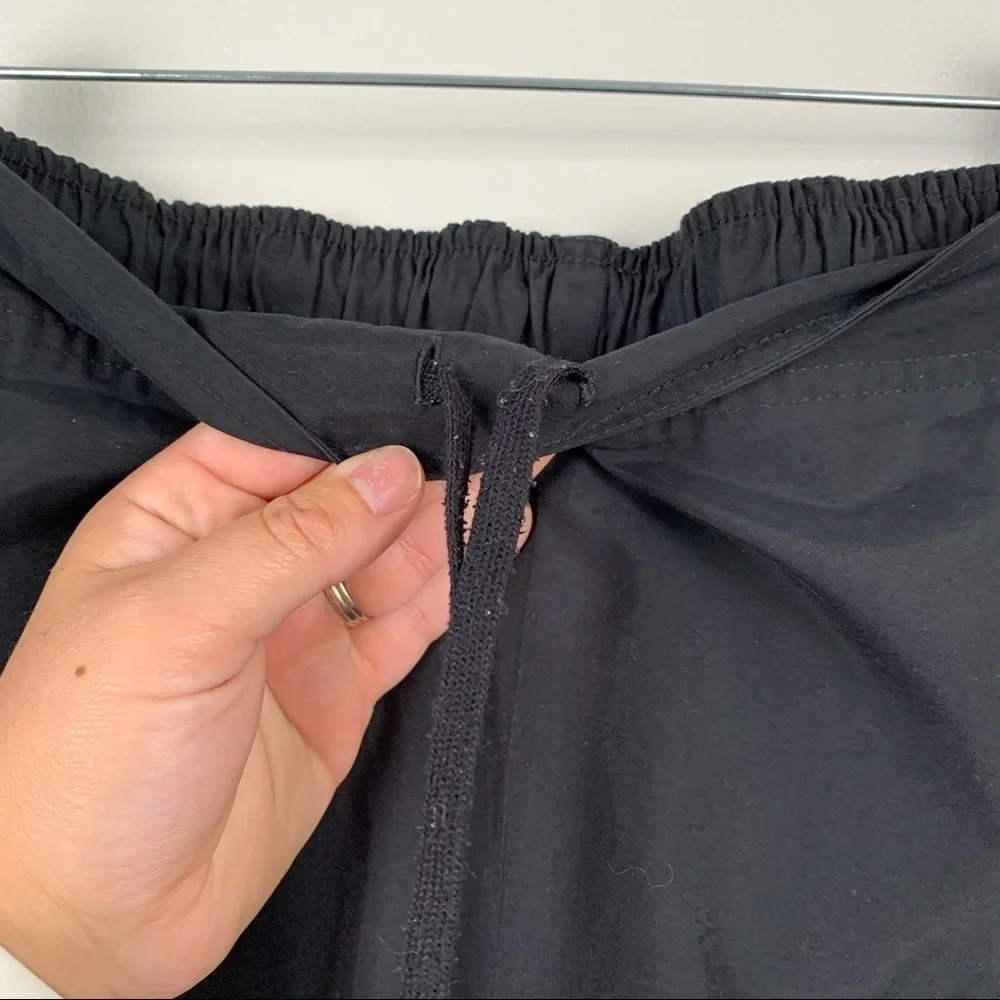 NIKE Womens Polyester Track Pants‎ Drawstring Black