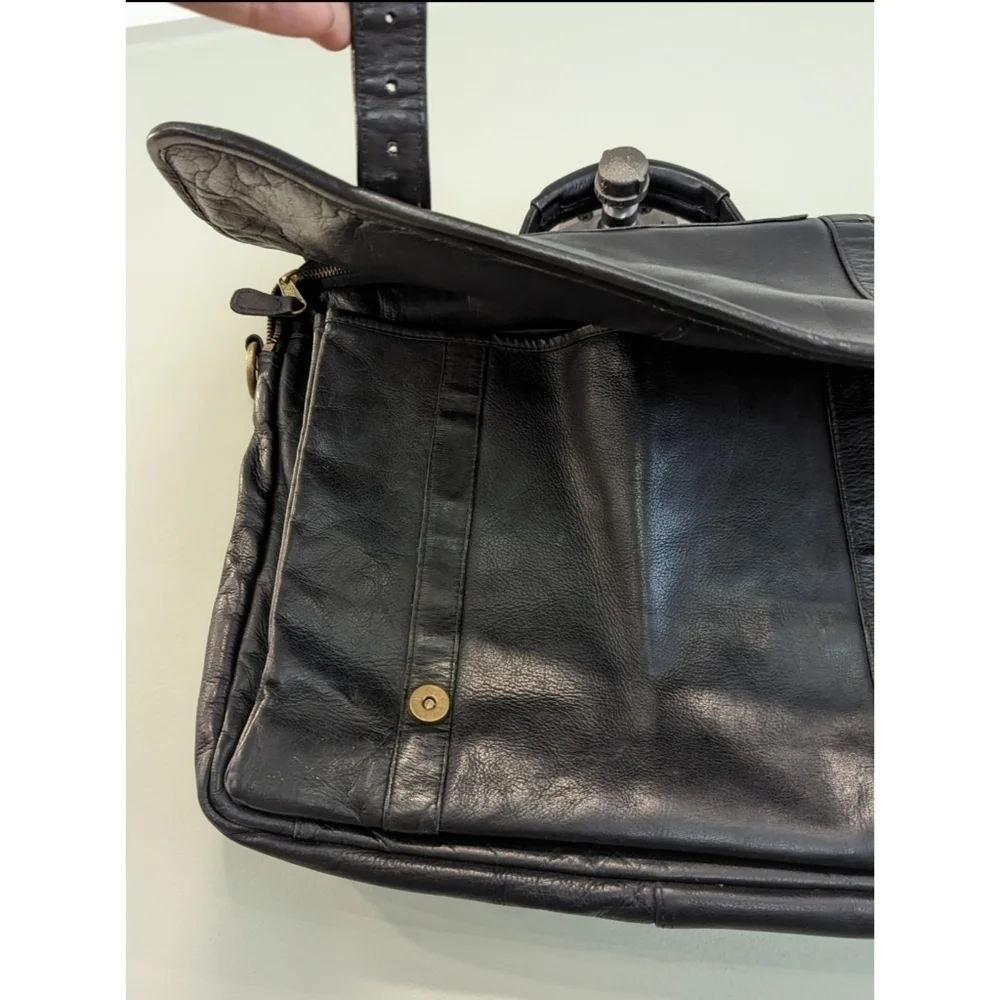 Frye black leather