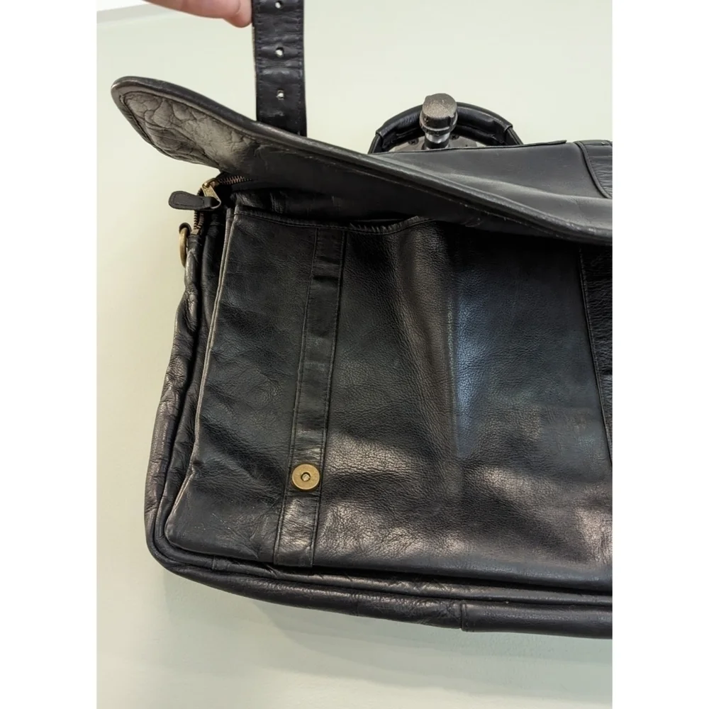 Frye black leather