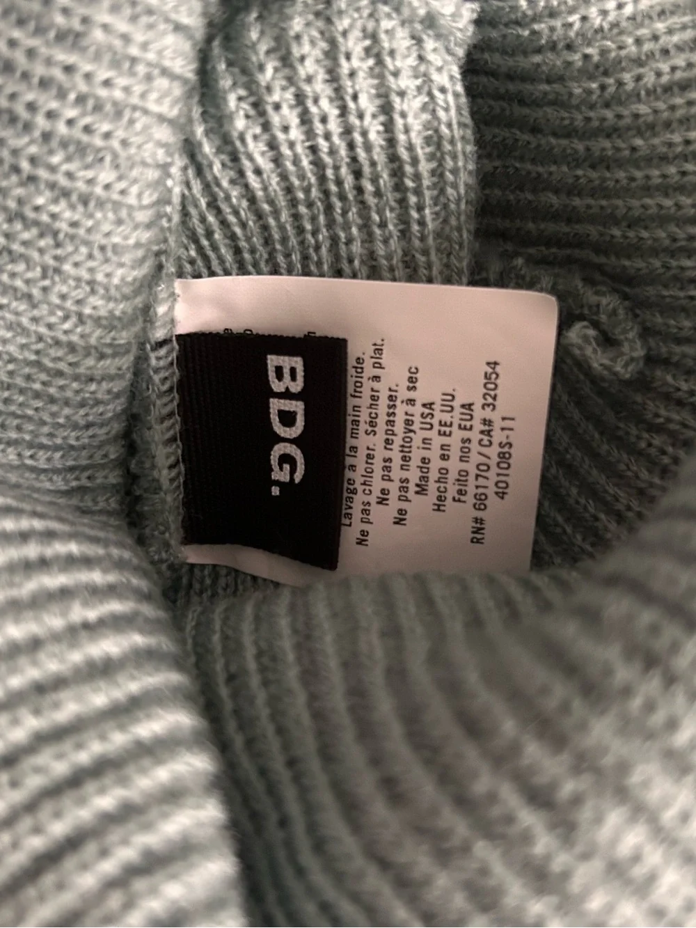 BDG classic ribbed