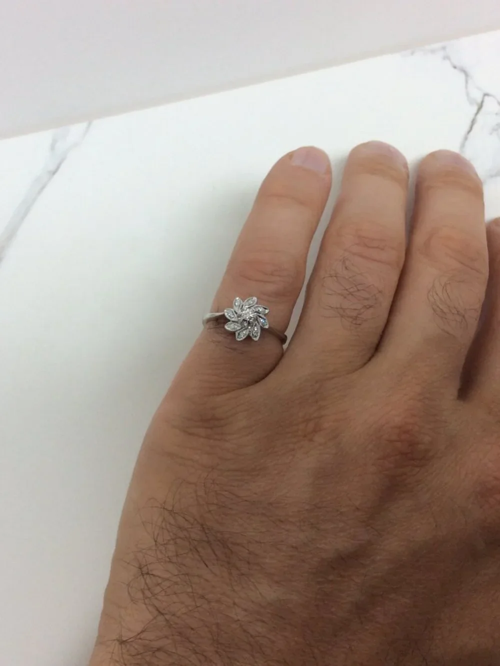 Impressed Jewelry 18k white