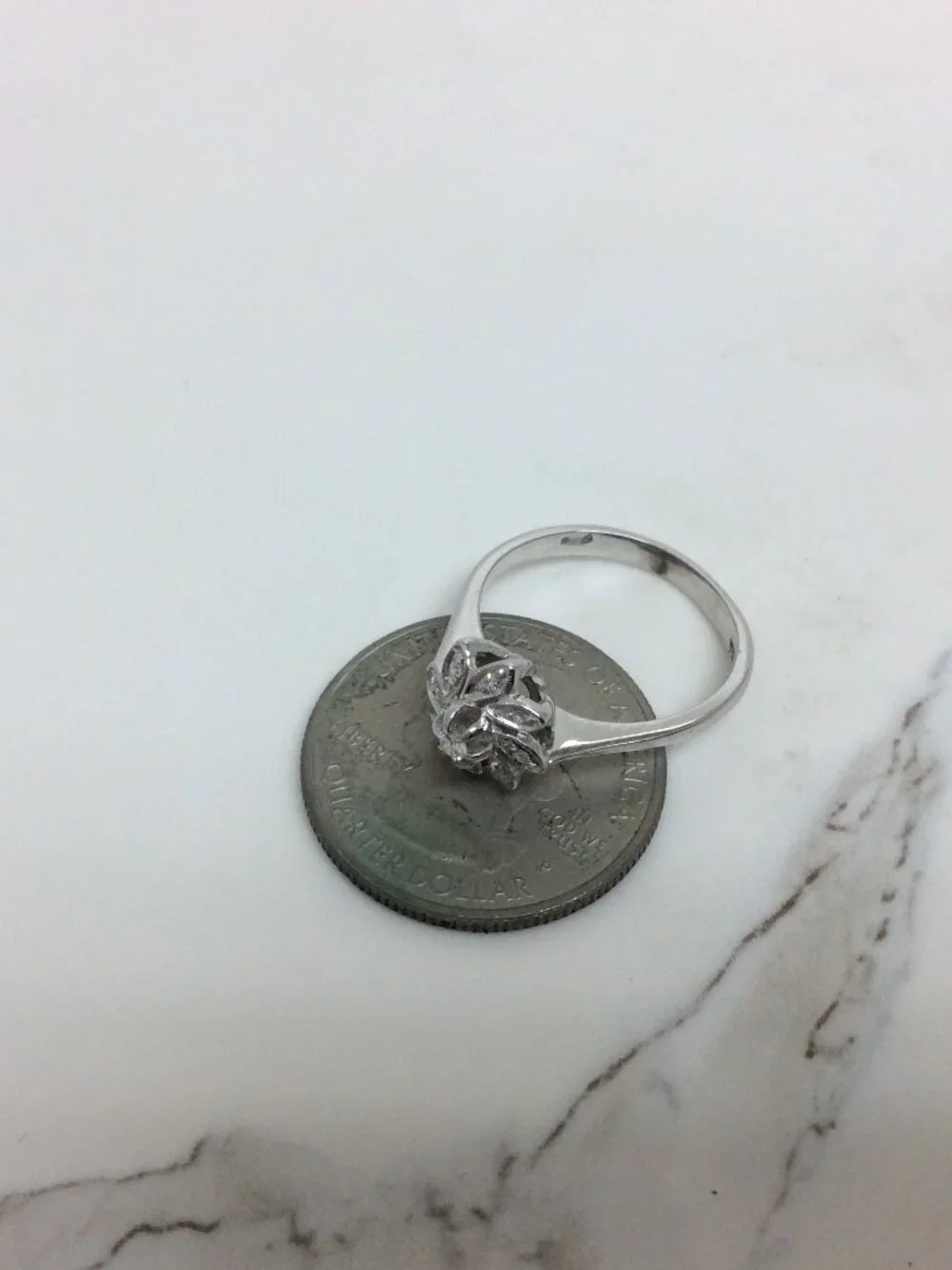 Impressed Jewelry 18k white