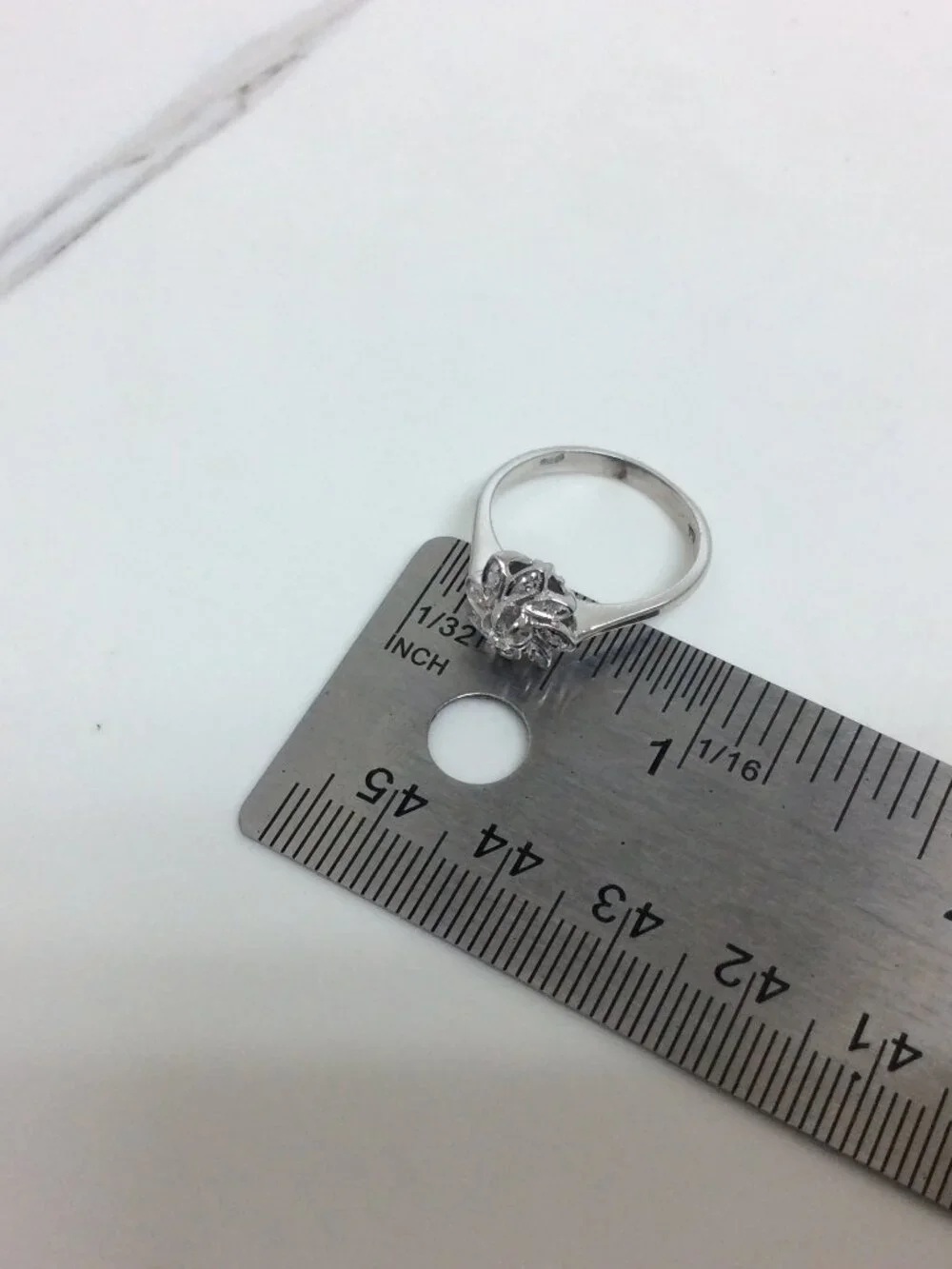 Impressed Jewelry 18k white