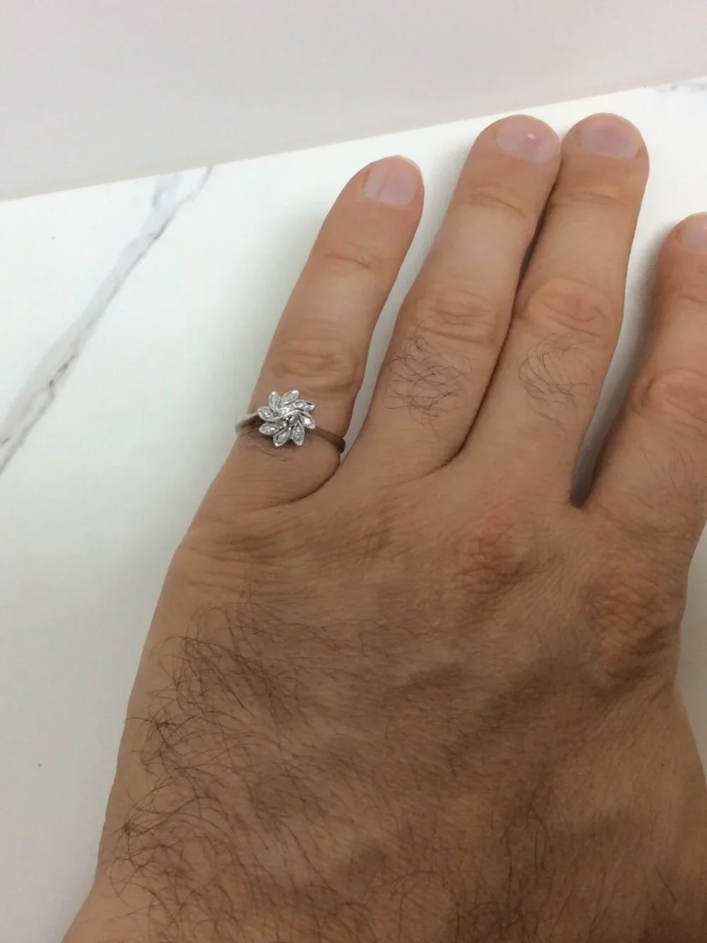 Impressed Jewelry 18k white