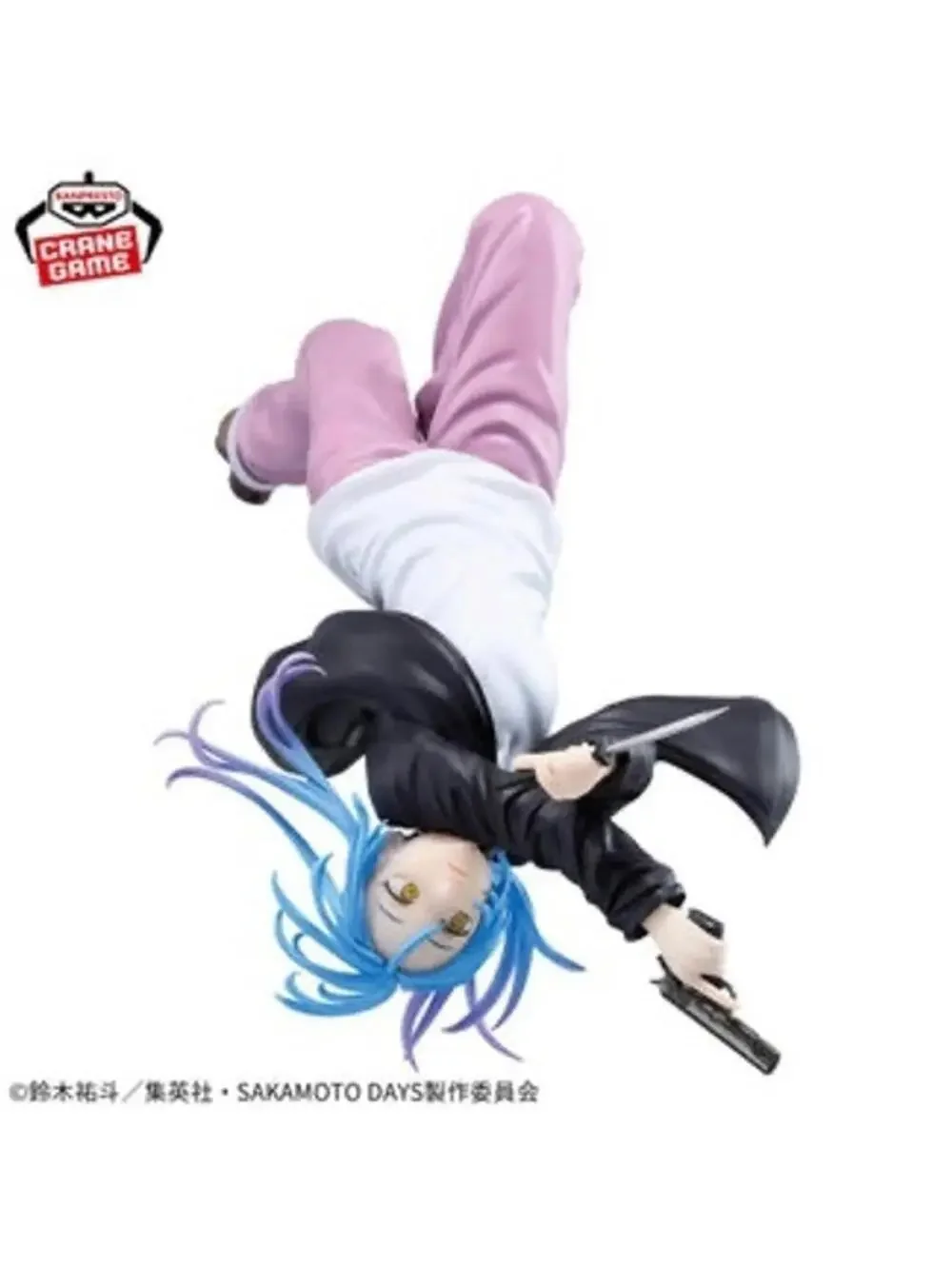 Banpresto Sakamoto Days Rion Akao Vibration Stars Figure Blue New Action Statue