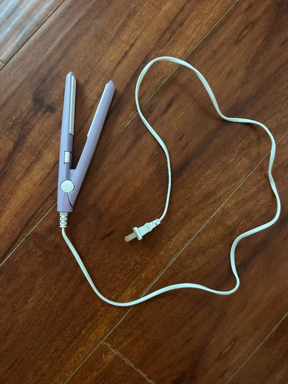 Mini Hair Straightener - Tourmaline Ceramic - Purple