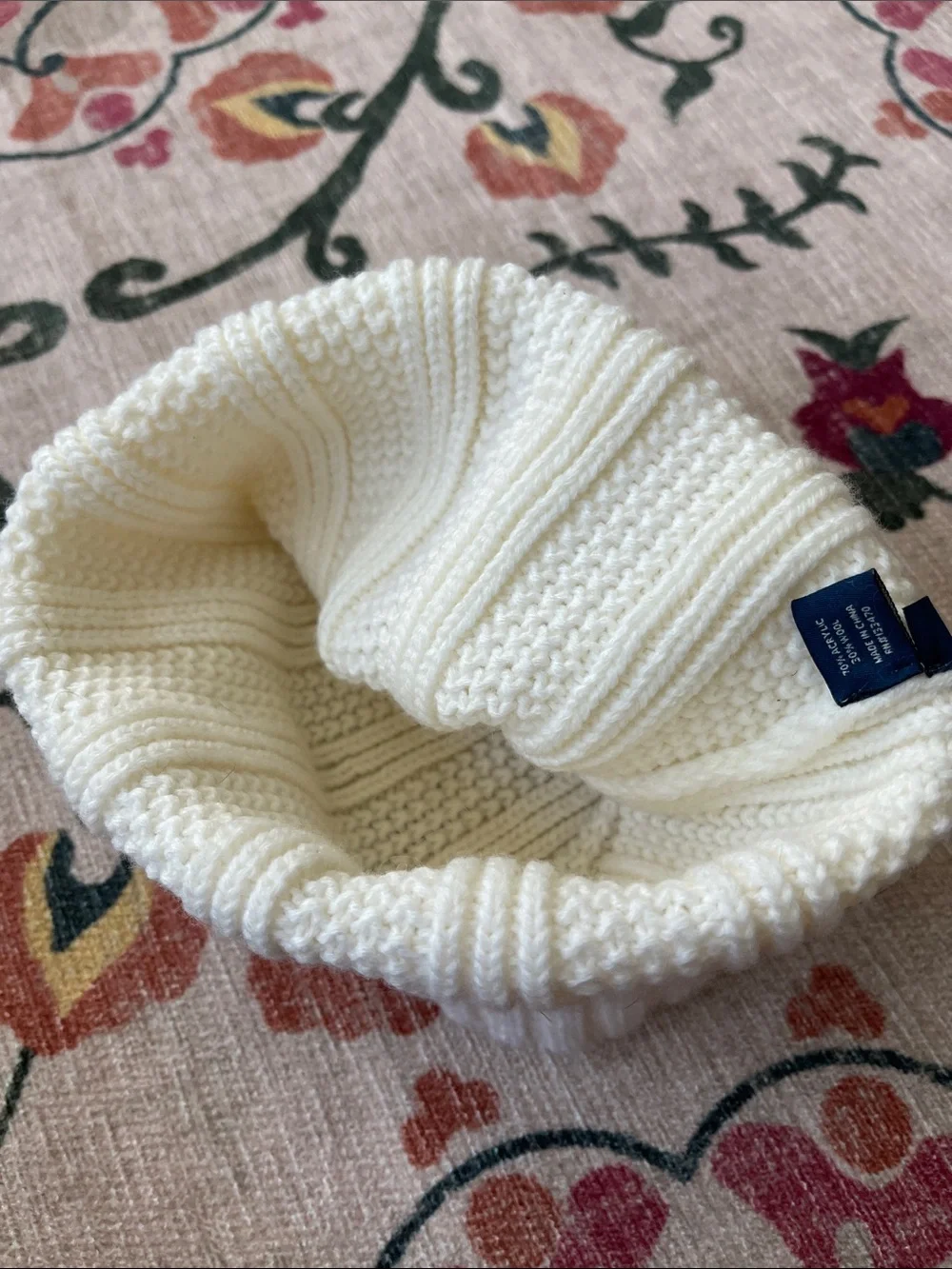 Cole Haan ivory ribbed