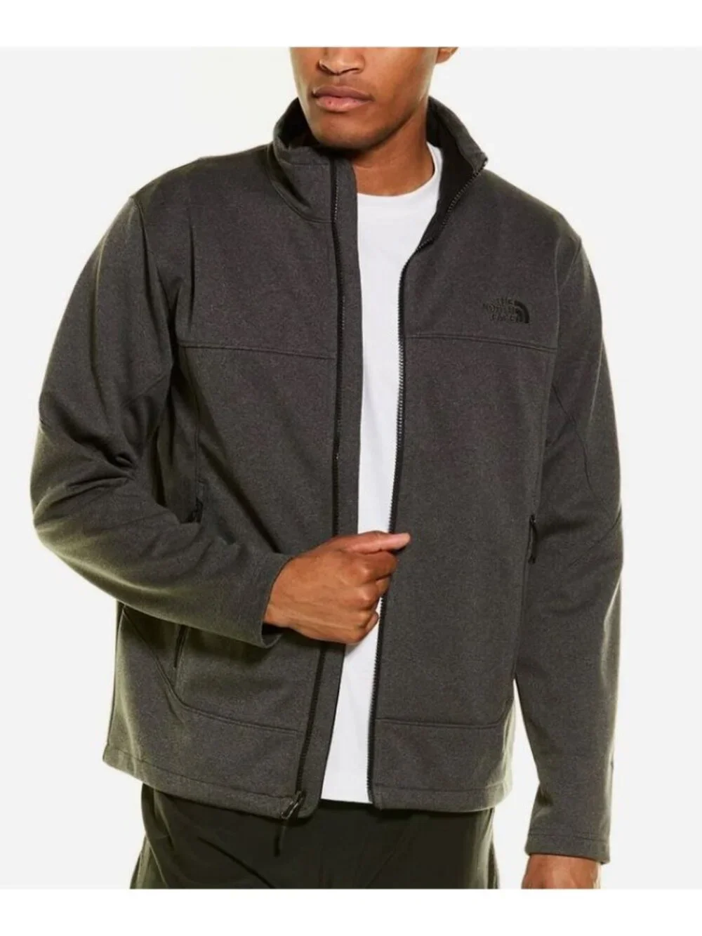 The North Face Men's Gray Canyonwall Wind-Resistant Jacket Size Small 1443