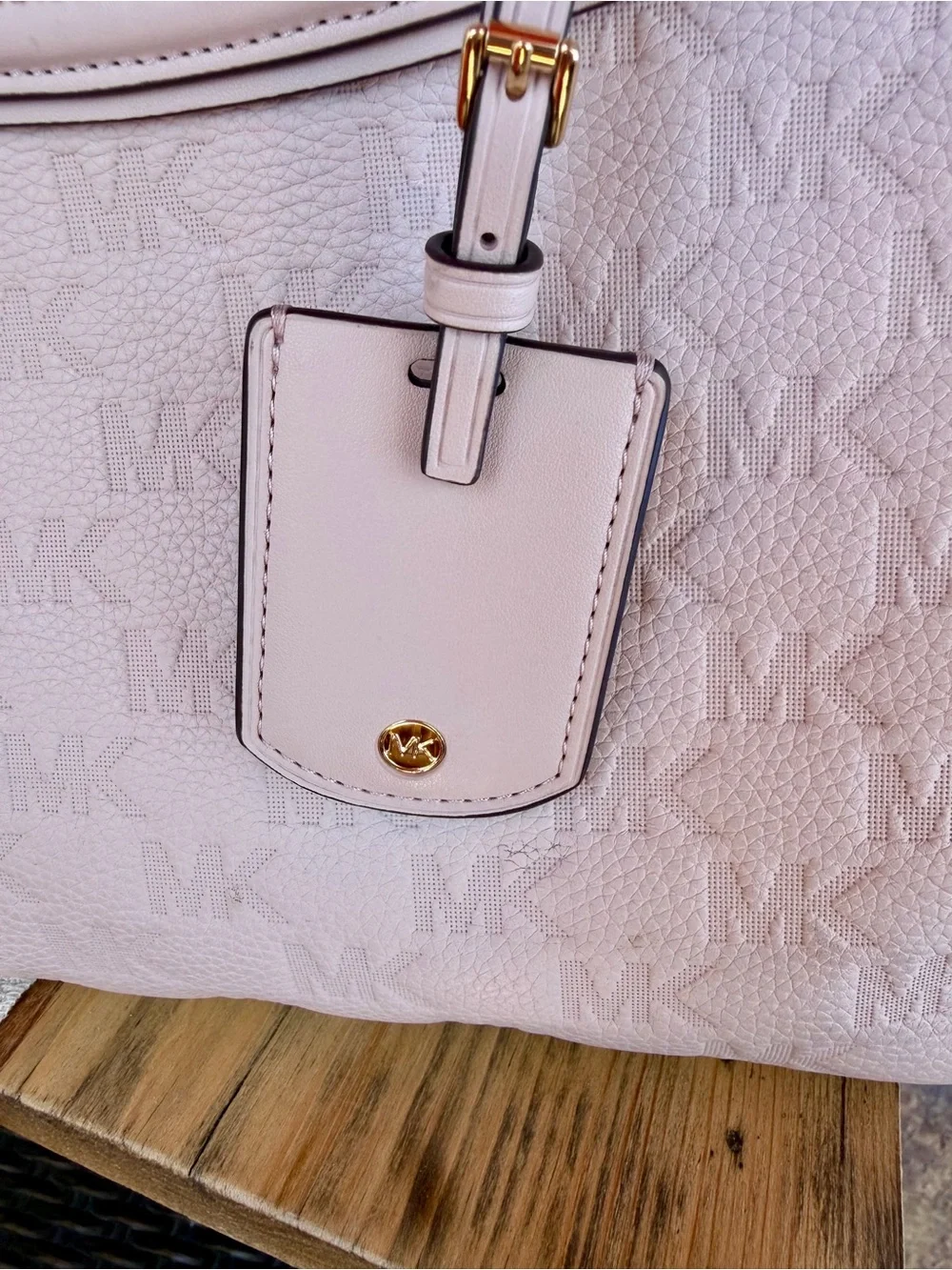 Michael Kors leather pink