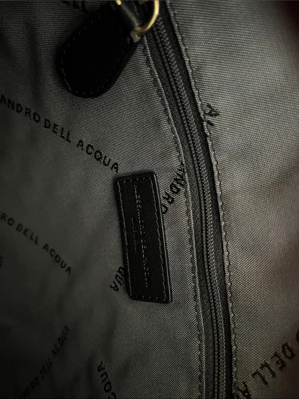 Alessandro Dell'Acqua Quilted Red Tote