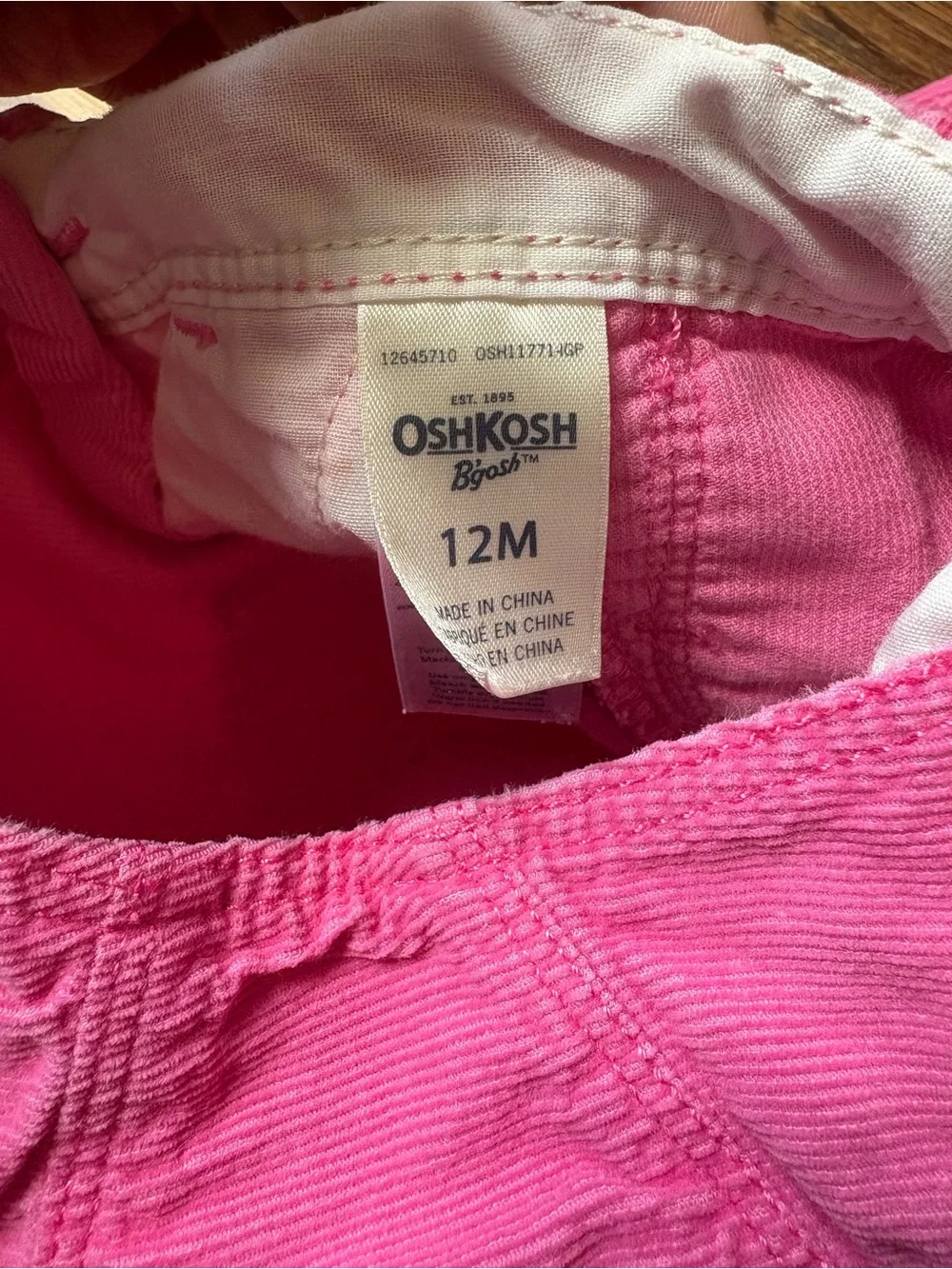 OshKosh Bgosh vibrant pink