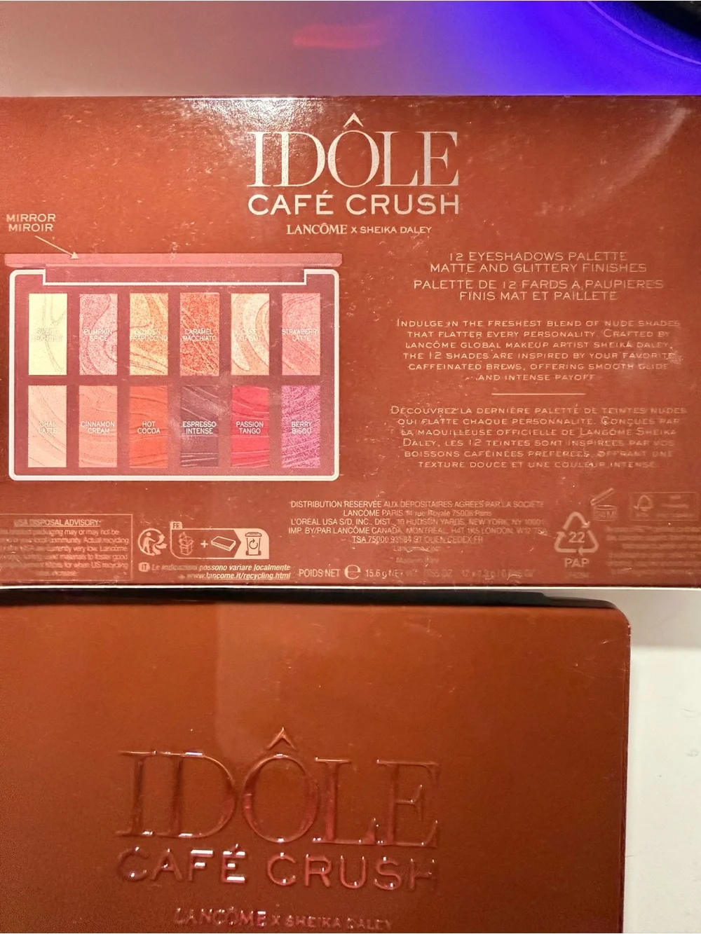 Lancome idôle café
