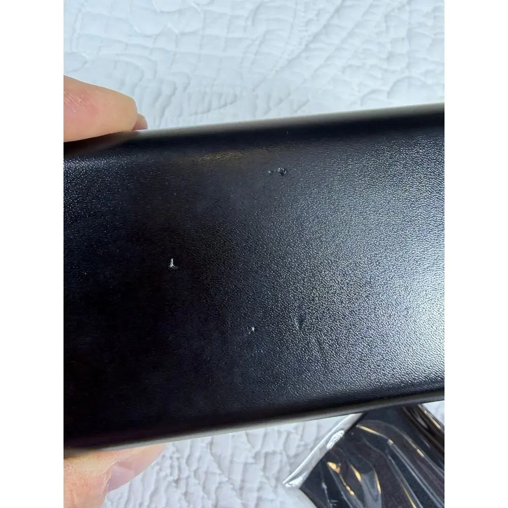Coach black leather
