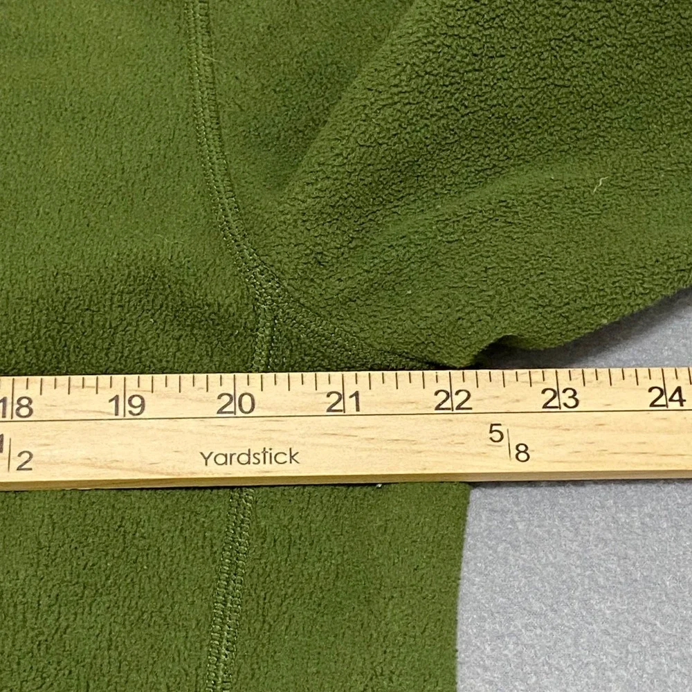 The North Face Men's XL TKA 100 Glacier Quarter Zip Fleece Pullover Olive Green