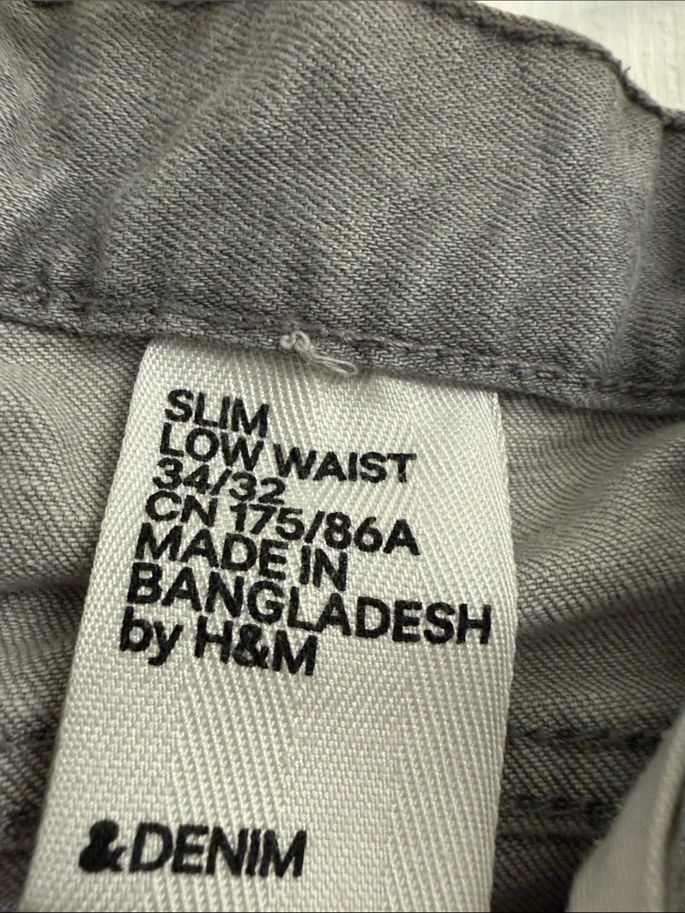 H&M slim straight