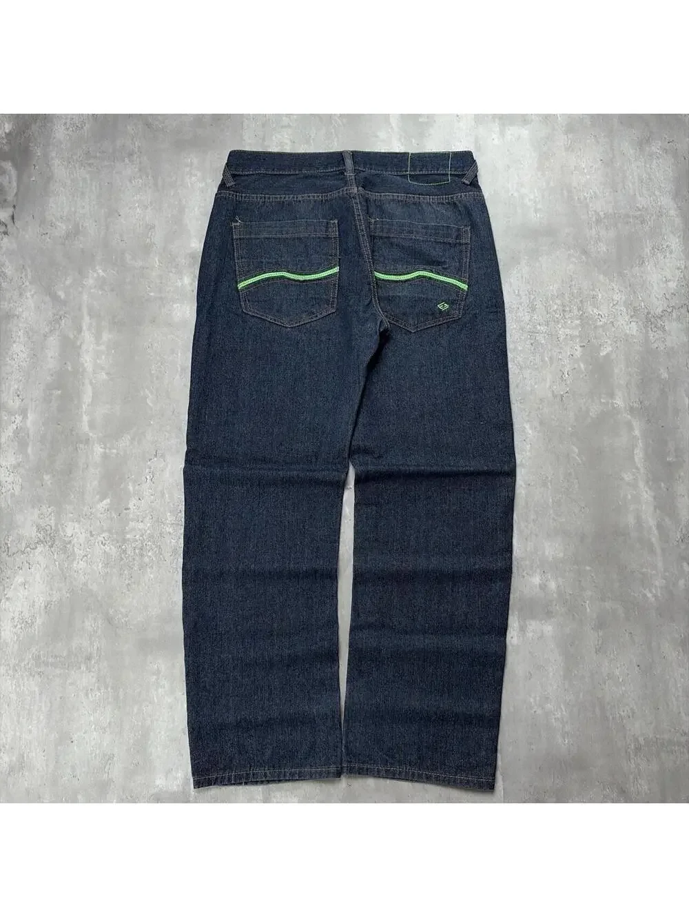 Y2K Dark Wash Enyce Grunge Skater Baggy Denim Jeans