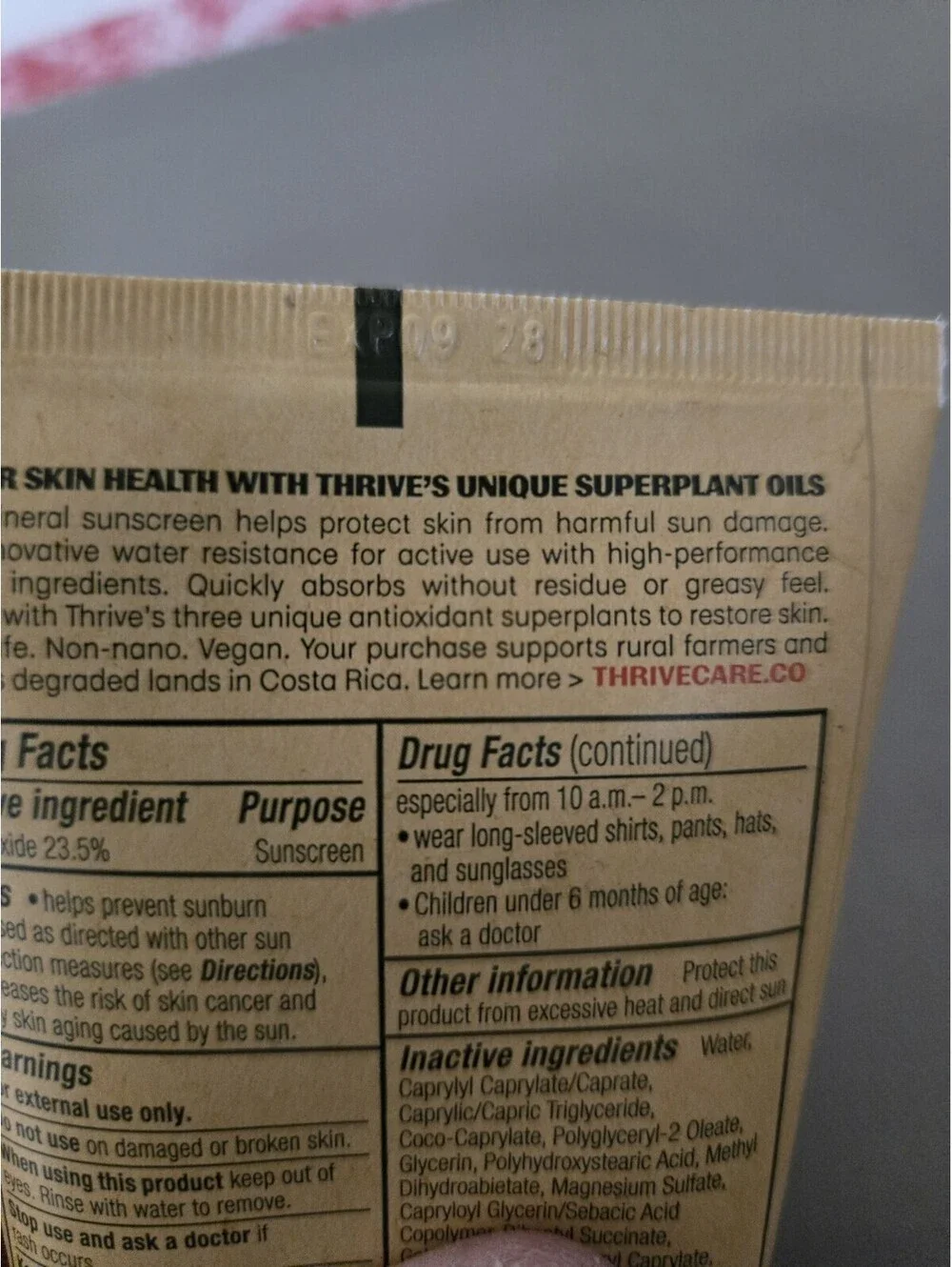 N/A thrive bodyshield