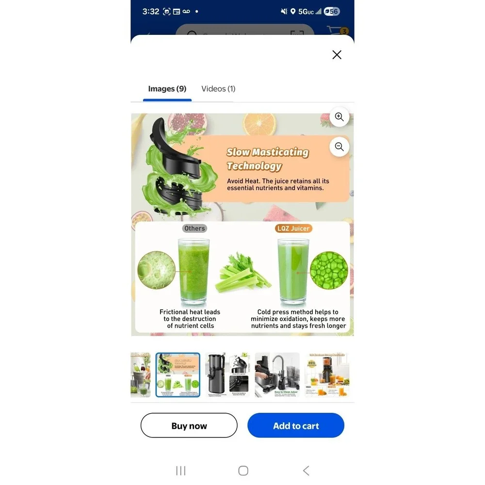 Masticating Juicer Machines Slow Cold Press Juicer