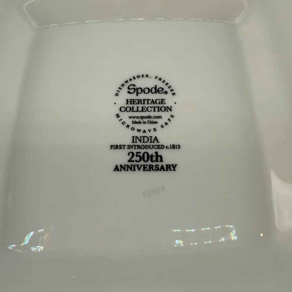 Spode crazing every carefully