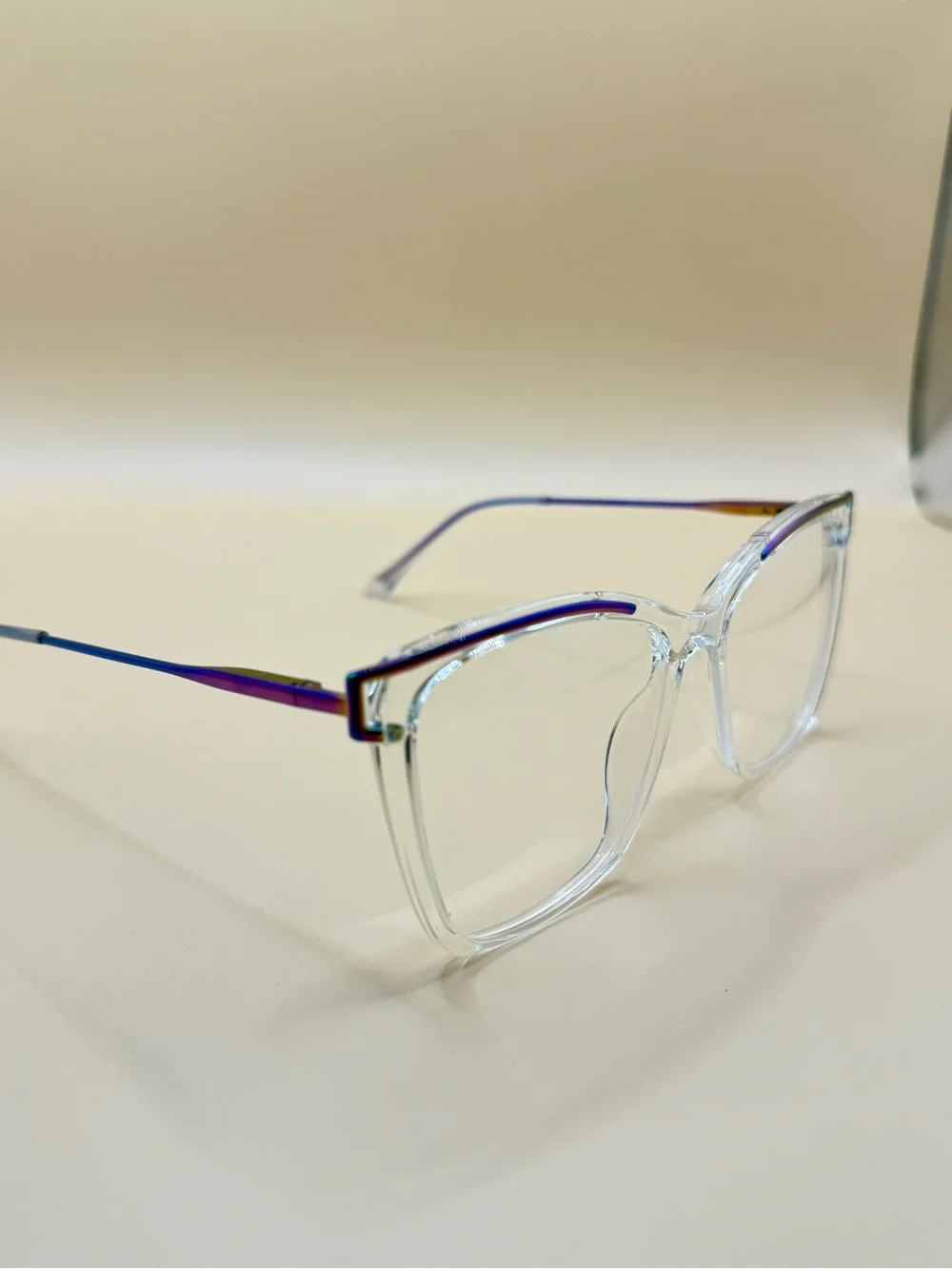 Zeelool branded clear