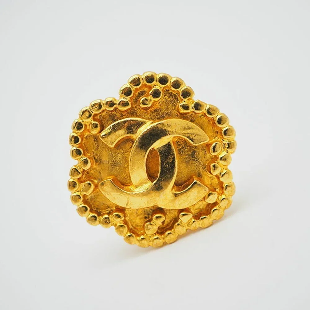 CHANEL gold earrings