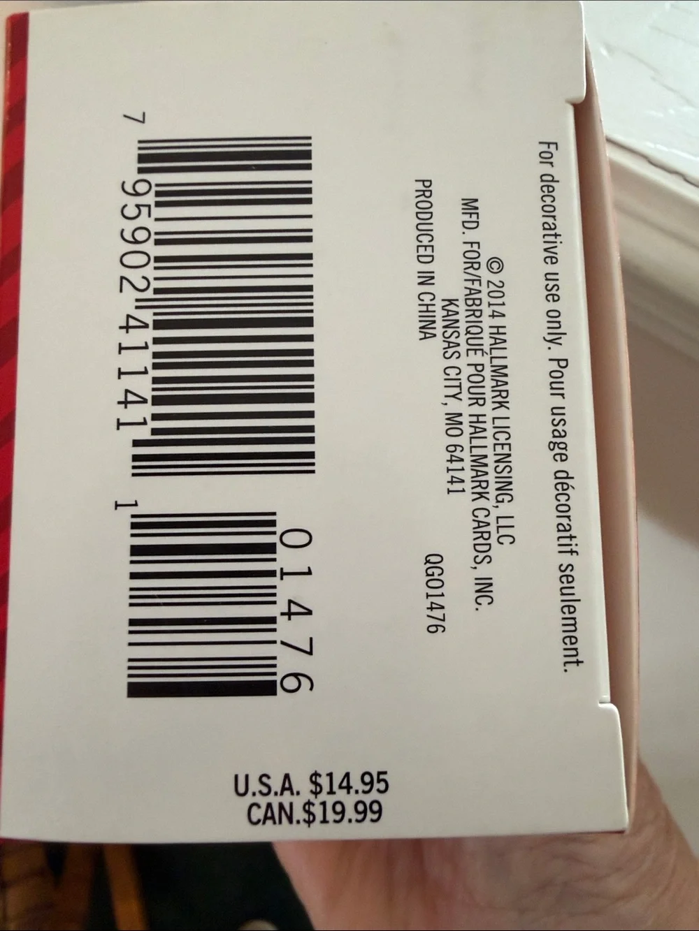 Hallmark 2014 keepsake