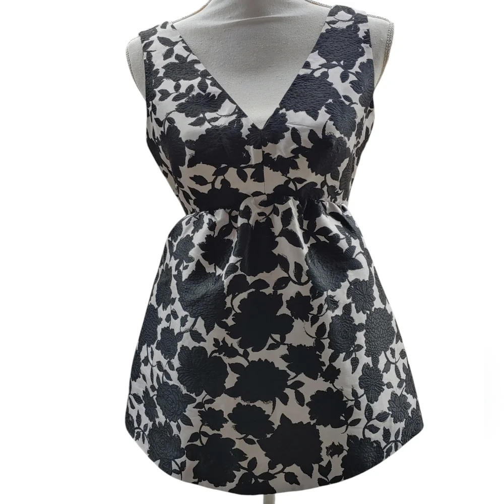 NWOT Kate Spade New York Bicolor Floral Soiree Top Small Never Worn