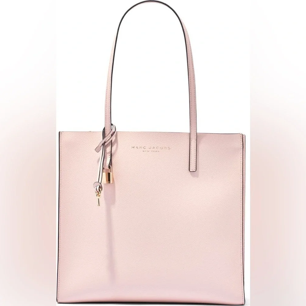 NEW Marc Jacobs Pink Leather Tote Bag