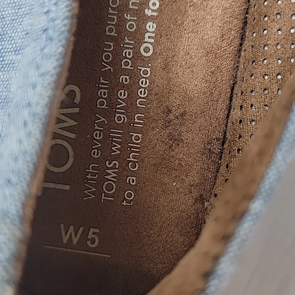 Toms alpargata chambray