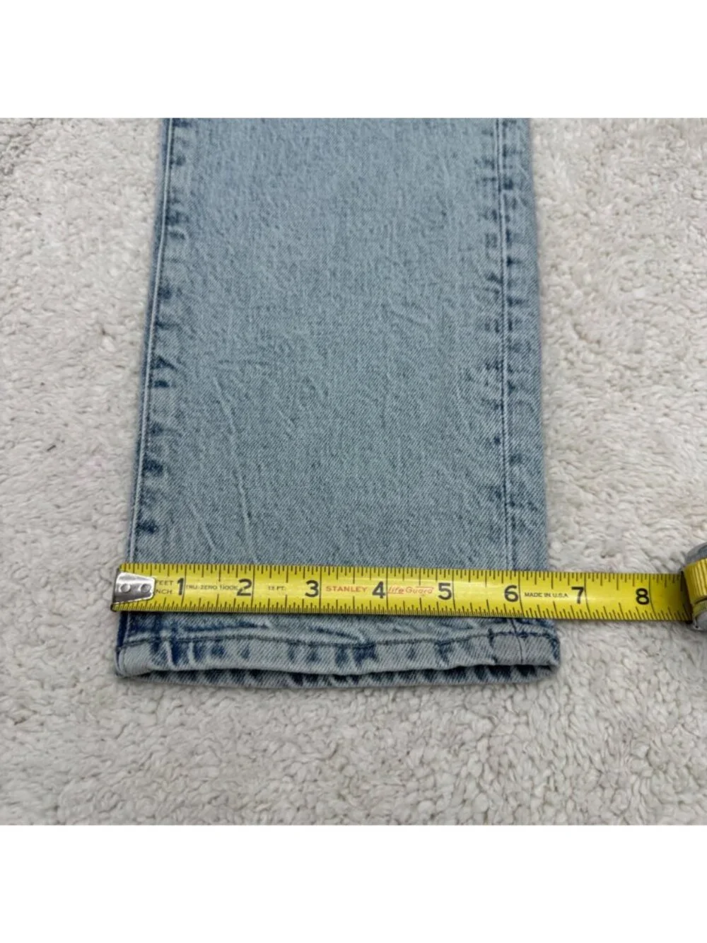 NWT AG Everett Men's Slim Straight Mid Rise Light Wash Jeans, Size 31x32