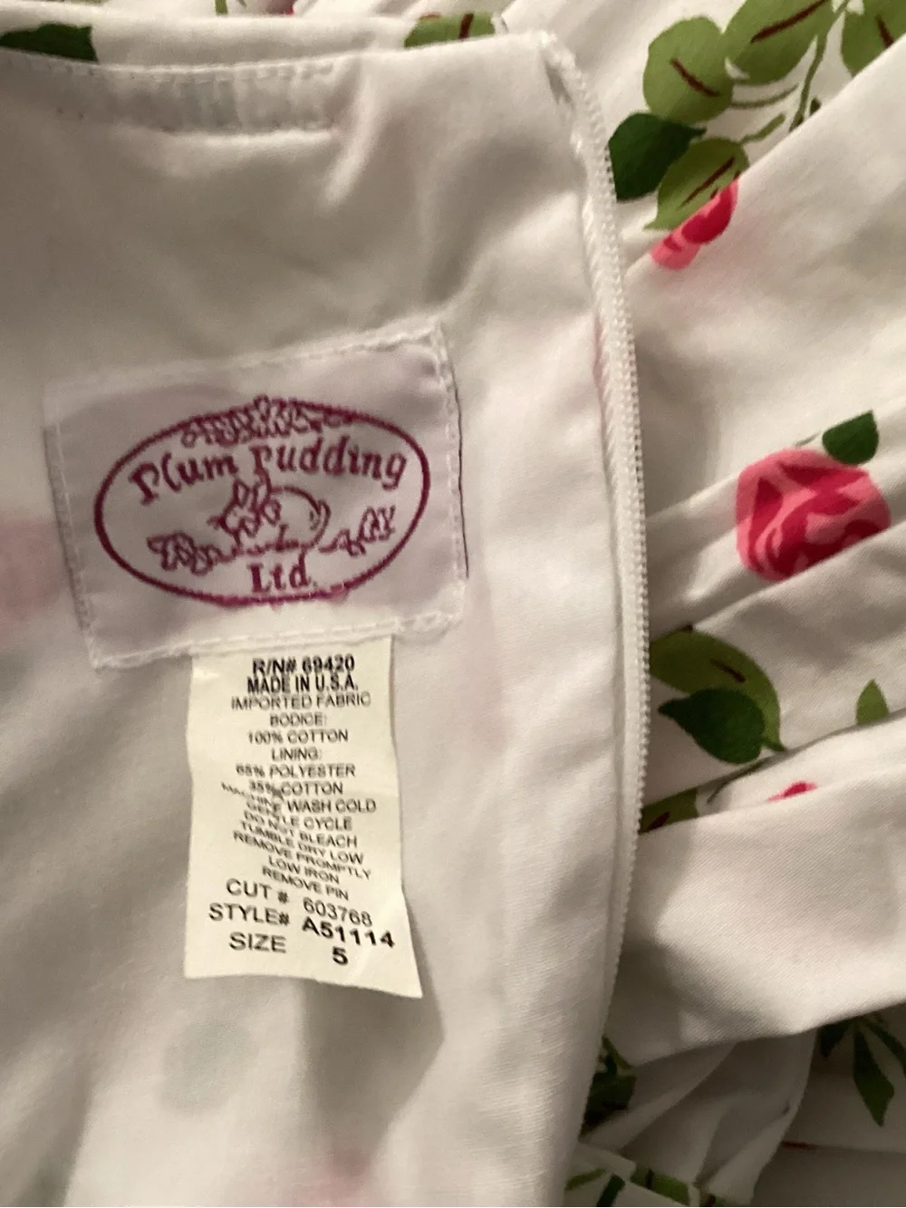 Plum Pudding 100% cotton