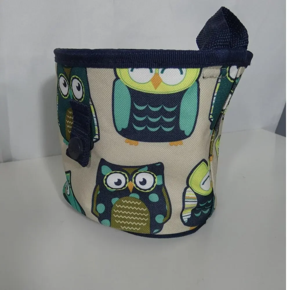 Thirty-One Gifts Oh Snap Bin Organizer Happy Owl Pattern Office Home