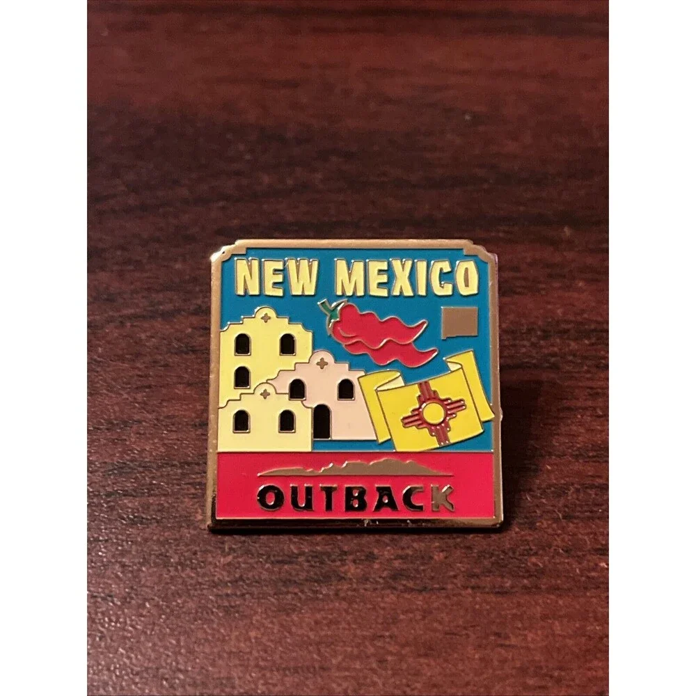 Outback Steakhouse 50 States New Mexico Chili Peppers‎ Lapel Hat Pin
