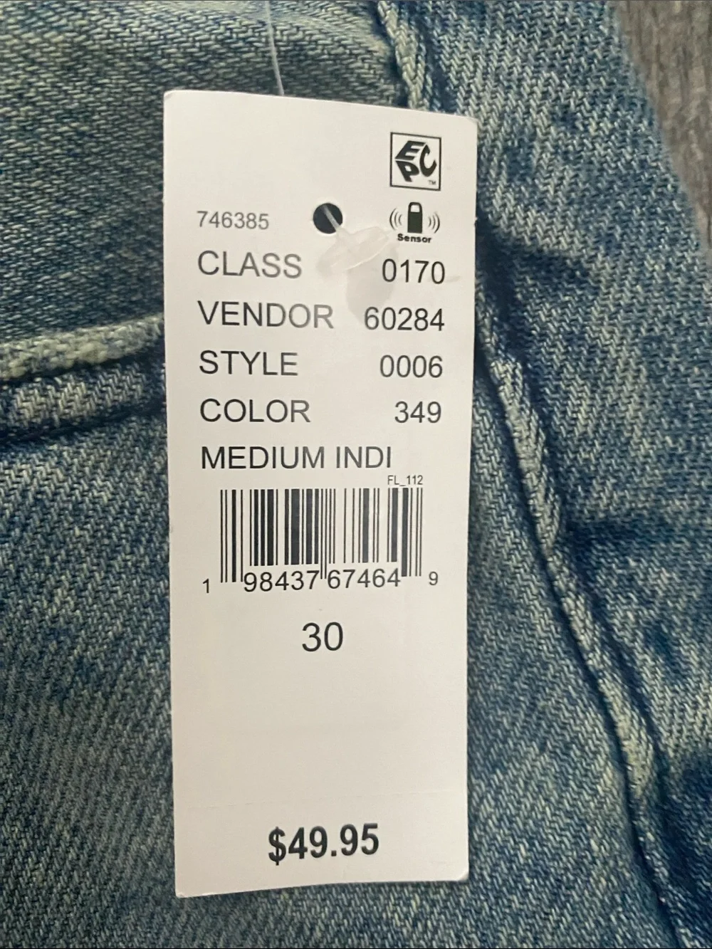 Pacsun Men's Blue Denim Shorts.