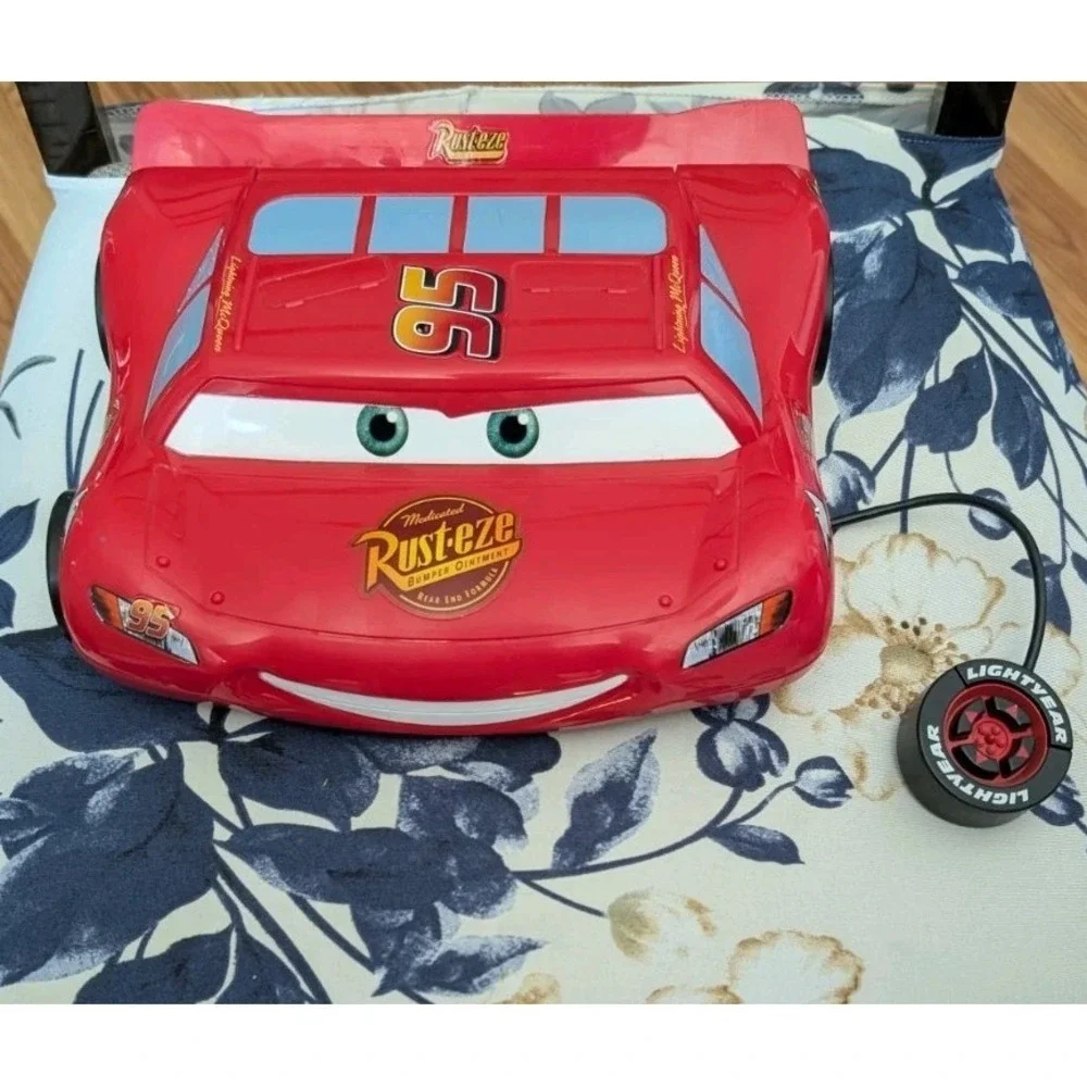 Disney V Tech V-Tech Cars Lightning McQueen Learning Toy Laptop TESTED Working