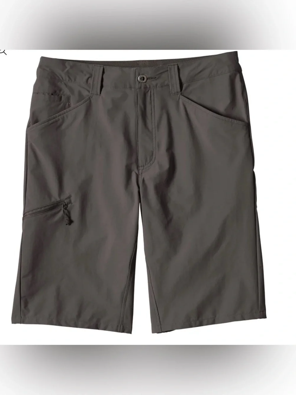 Patagonia Men's Quandary Dark Gray Outdoor Shorts 12in Size 28