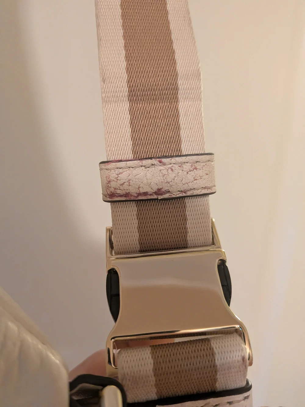 Kate Spade Pebbled Leather Belt Bag in Off-White