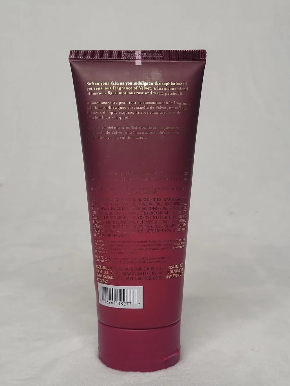 Avon velvet body
