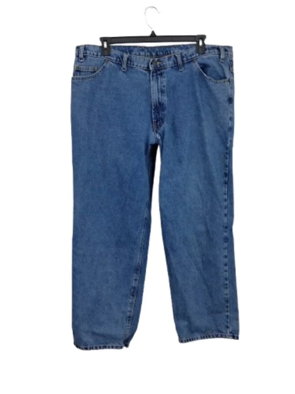 RK Men's Straight Leg Jeans Medium Wash Big & Tall Size 44 X 31