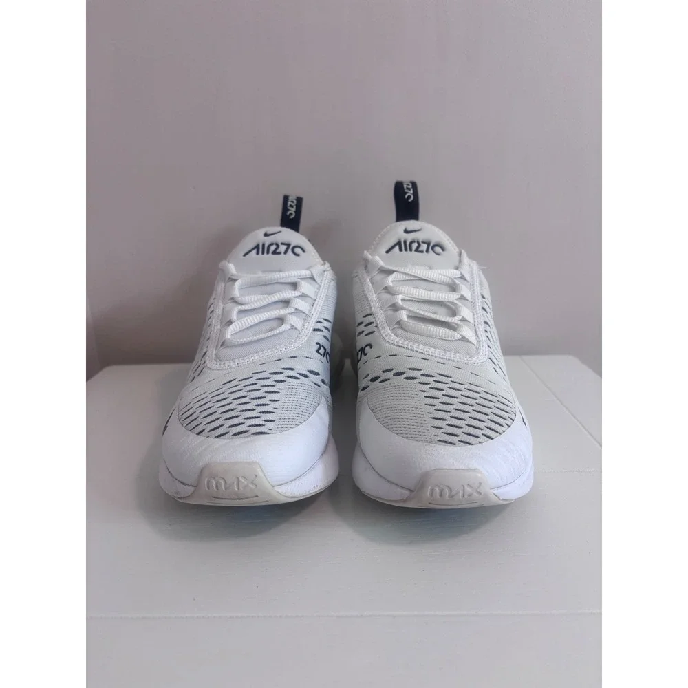 Nike Air Max 270 White and Black AH6789-100 Womens Running Shoes Size 8