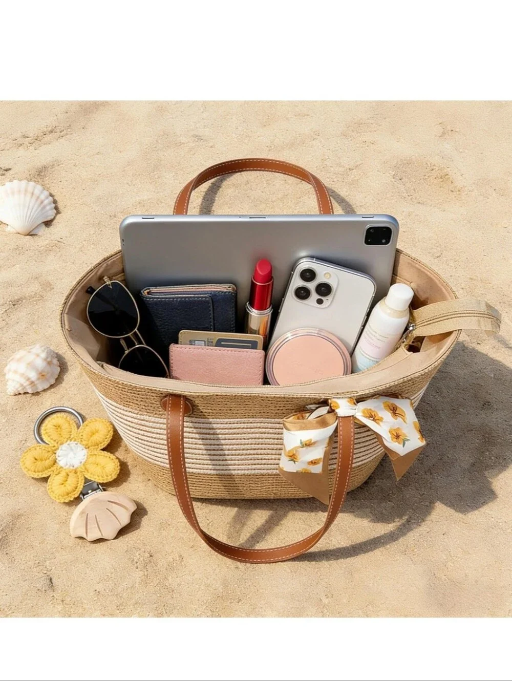 N/A straw totes