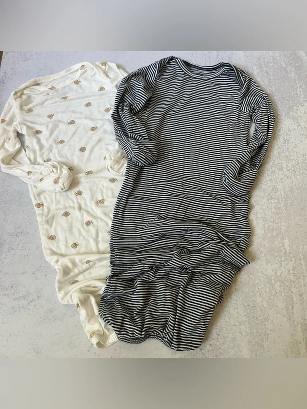 Carter's Baby Sleeping Gown Bundle 3 Months Soft Neutral NEW