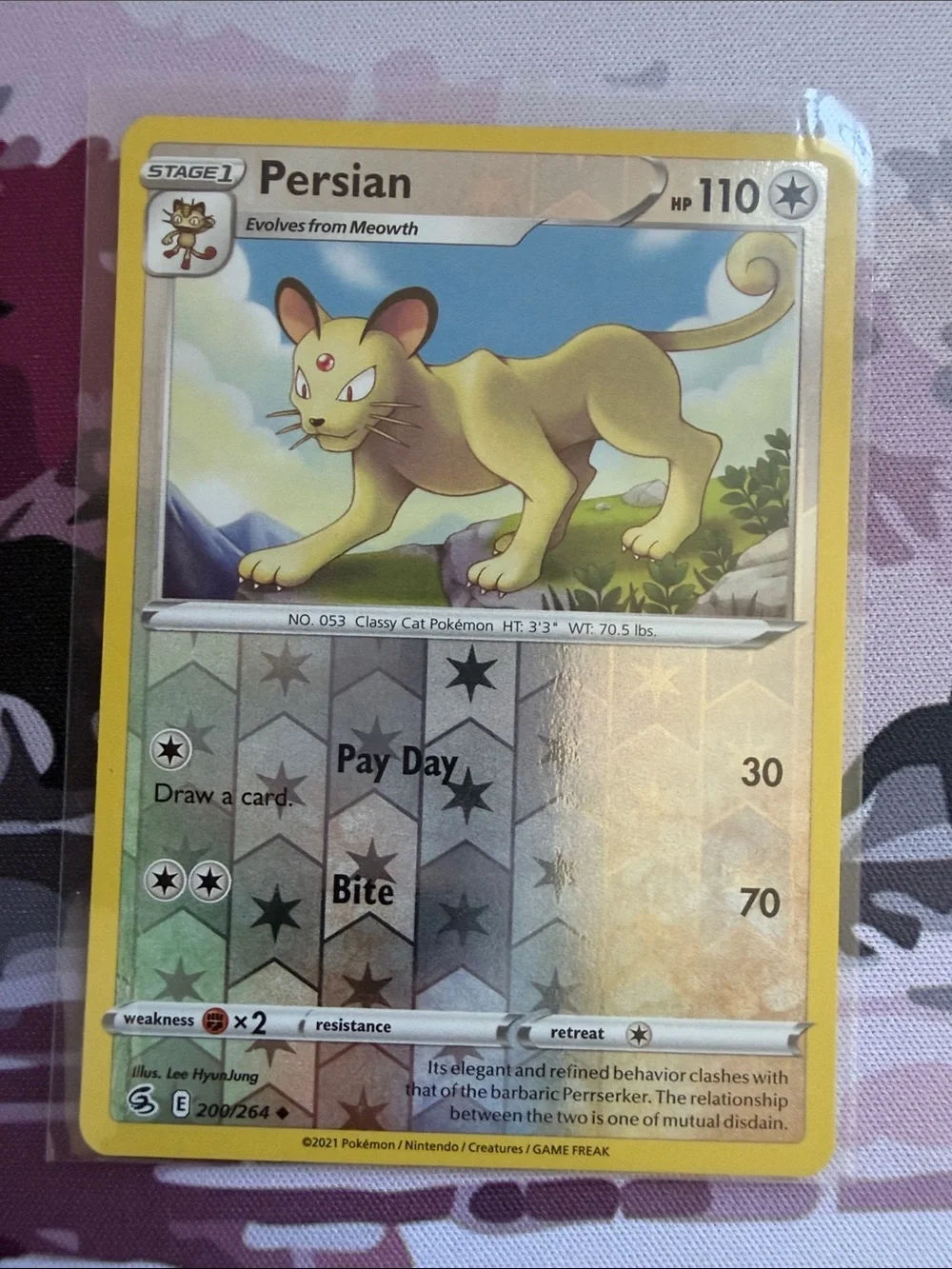 🐱 Meowth, Galarian Meowth & Persian Pokémon Card Lot | 3 Reverse Holo ✨5/$25✨